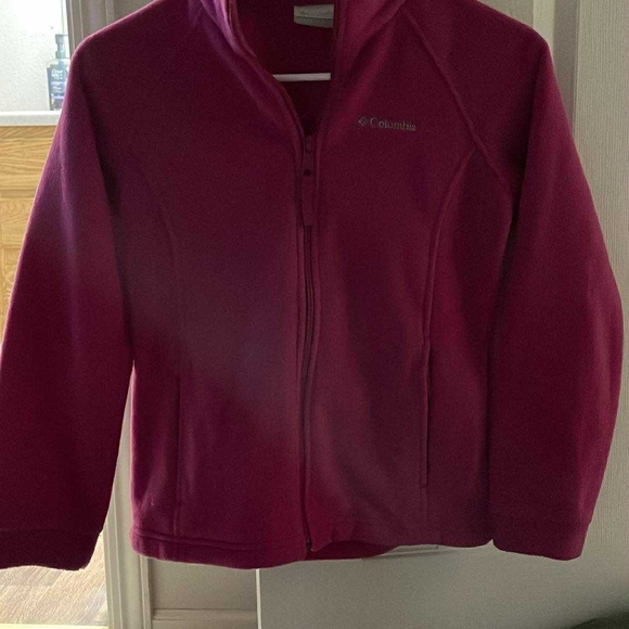 Columbia Magenta Full-Zip Fleece Jacket - Picture 2 of 2